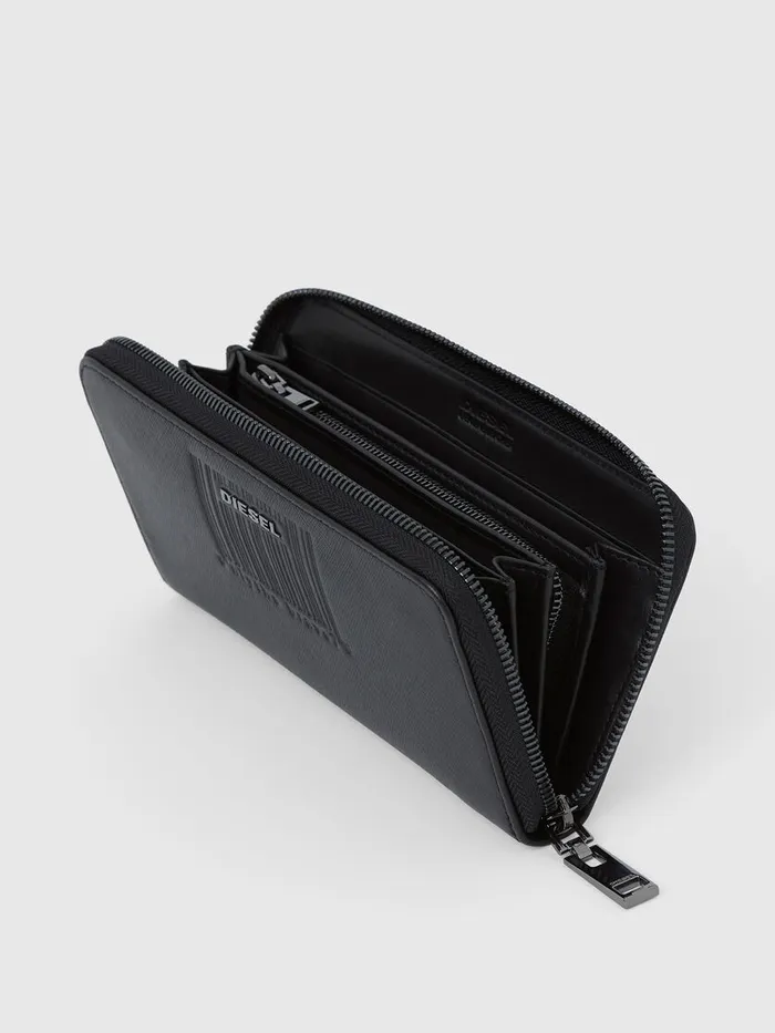 Diesel Wallets Mens 24 ZIP LOOP Black Gift for Friend