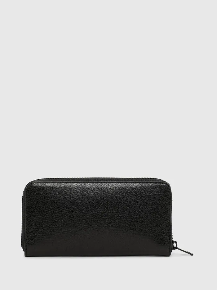 Diesel Wallets Mens 24 ZIPOCKET BlackGreen Popular