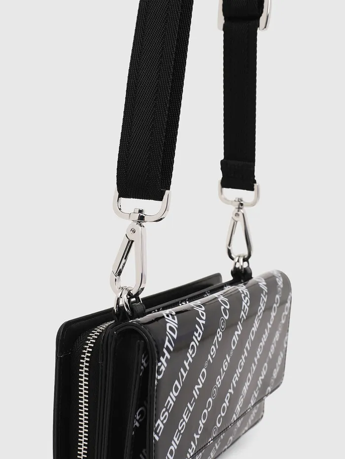 Diesel Wallets Womens DUPLET LCLT BlackWhite Cheap On Sale