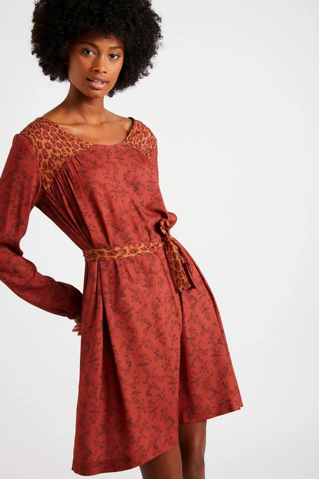 Dress Brown 8211 AMYLEE LUDMILA Brown Women Banana Moon Dresses Dress Brown 8211 AMYLEE LUDMILA Brown Women Banana Moon Dresses