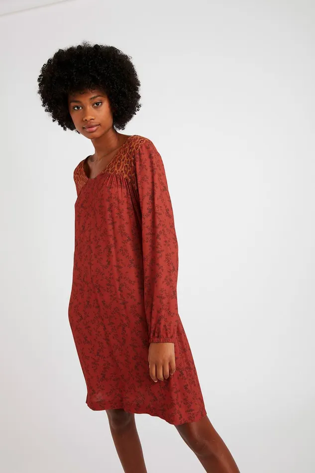 Dress Brown 8211 AMYLEE LUDMILA Brown Women Banana Moon Dresses Dress Brown 8211 AMYLEE LUDMILA Brown Women Banana Moon Dresses