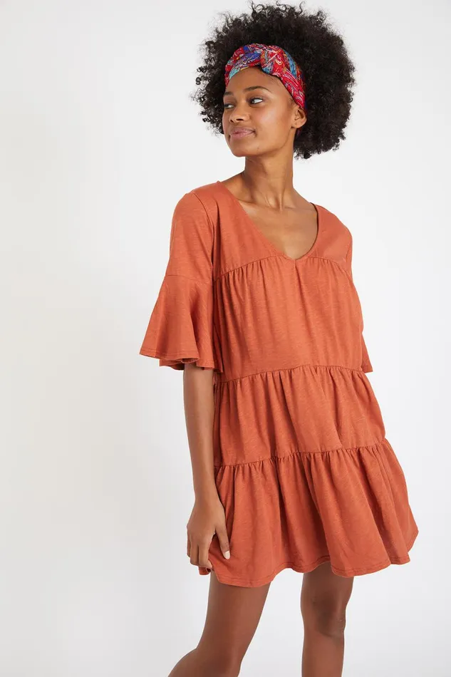 Dress Brown 8211 KIMI PEACHY Brown Women Banana Moon Dresses Dress Brown 8211 KIMI PEACHY Brown Women Banana Moon Dresses