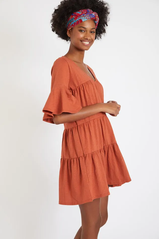 Dress Brown 8211 KIMI PEACHY Brown Women Banana Moon Dresses Dress Brown 8211 KIMI PEACHY Brown Women Banana Moon Dresses