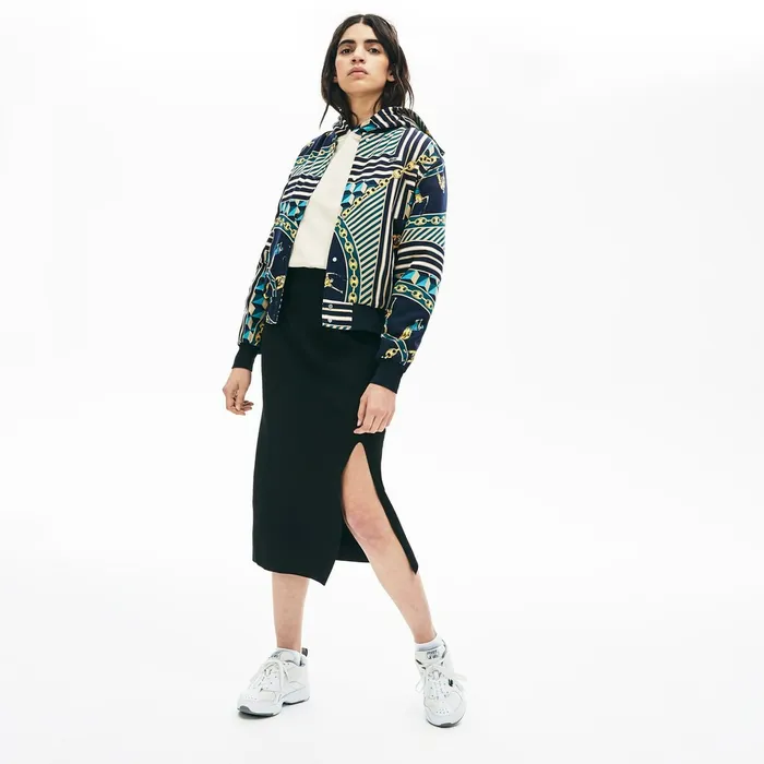 Dresses and Skirts Lacoste Womens LIVE SlitFront Knit Skirt Black Cheap On Sale Dresses and Skirts Lacoste Womens LIVE SlitFront Knit Skirt Black Cheap On Sale