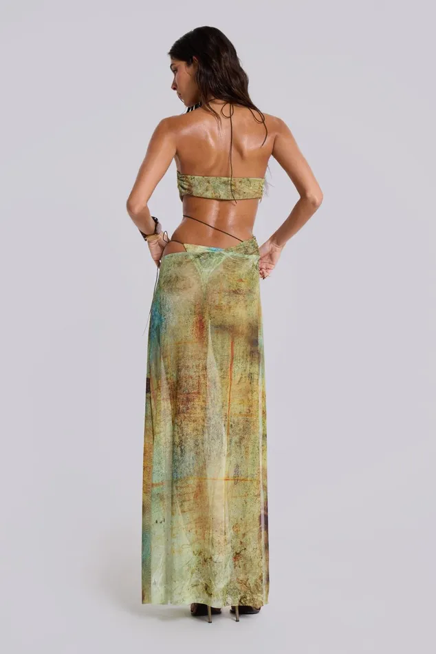 Dresses Women Jaded London Shop Cantha Asymmetric Cut Out Maxi Dress