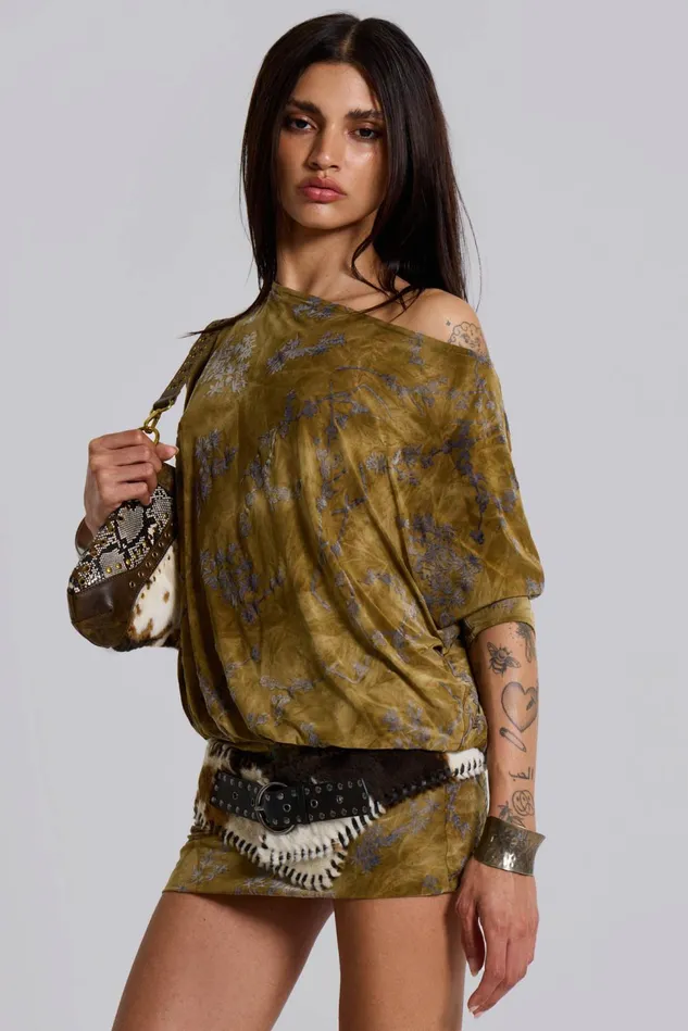 Dresses Women Jaded London Shop Ophidian Devore Backless Mini Dress