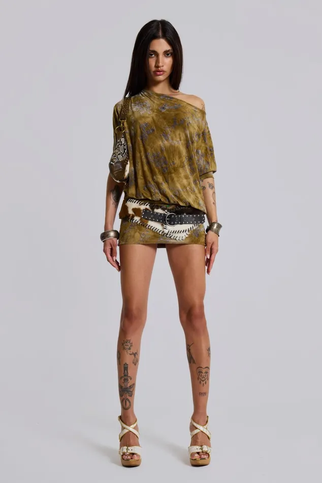 Dresses Women Jaded London Shop Ophidian Devore Backless Mini Dress