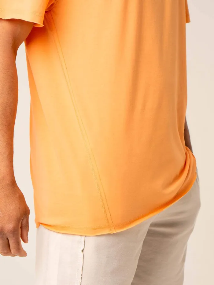 Dynamic Oversized TShirt 8211 Orange Sherbet Men Ryderwear TShirts