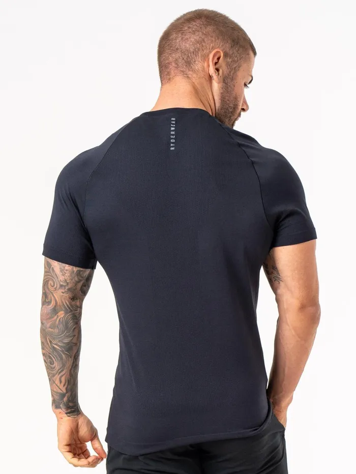 Element Seamless TShirt 8211 Black Men Ryderwear Tops