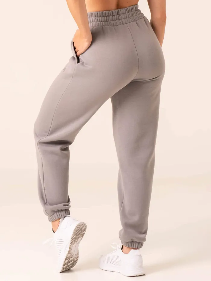 Embody Oversized Track Pants 8211 Steel Grey Women Ryderwear Pants