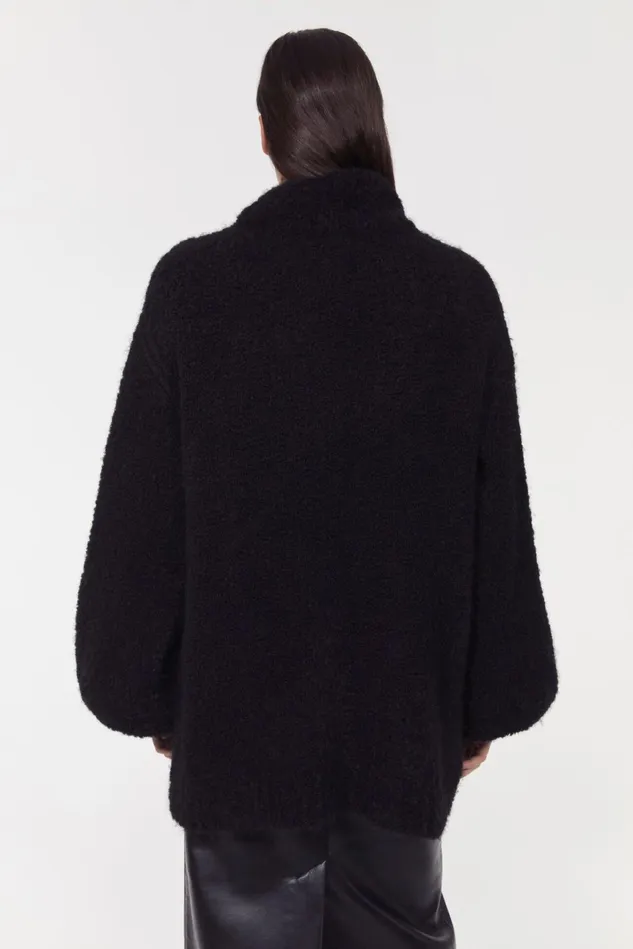 Emin Knitted Sweater Black Women Rodebjer Knitwear