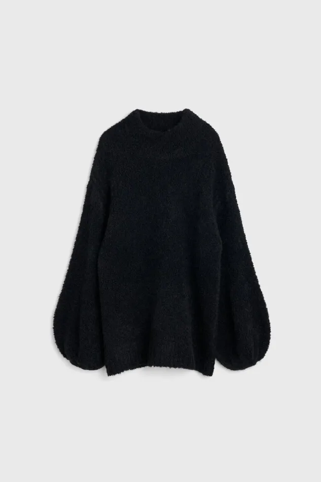 Emin Knitted Sweater Black Women Rodebjer Knitwear