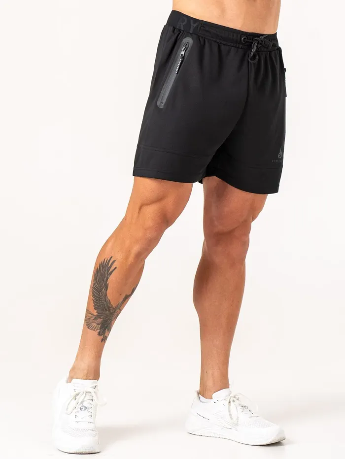 Energy Mesh Shorts 8211 Black Men Ryderwear Gym Shorts