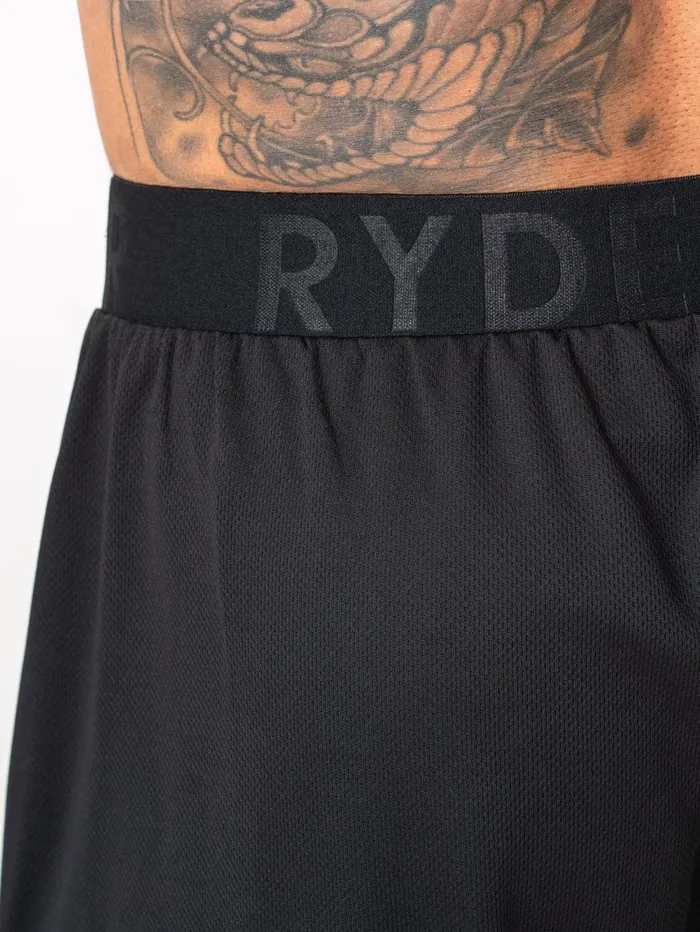 Energy Mesh Shorts 8211 Black Men Ryderwear Gym Shorts