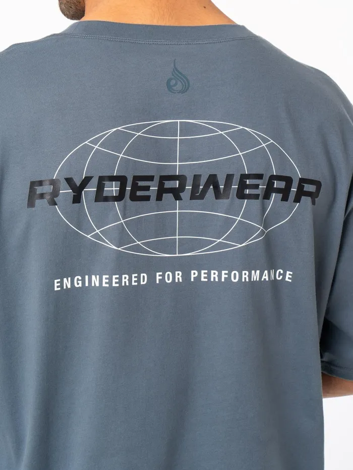 Energy Oversized TShirt 8211 Petrol Men Ryderwear TShirts
