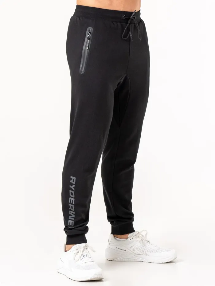 Energy Track Pants 8211 Black Men Ryderwear Gym Pants