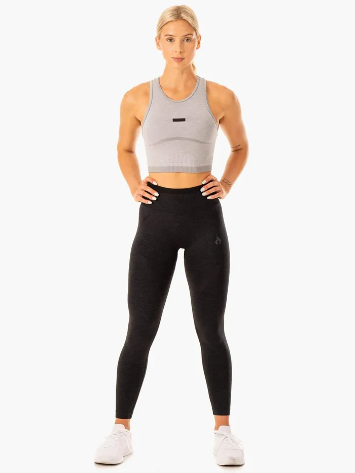 Excel Seamless Tank 8211 Grey Marl Women Ryderwear Tops
