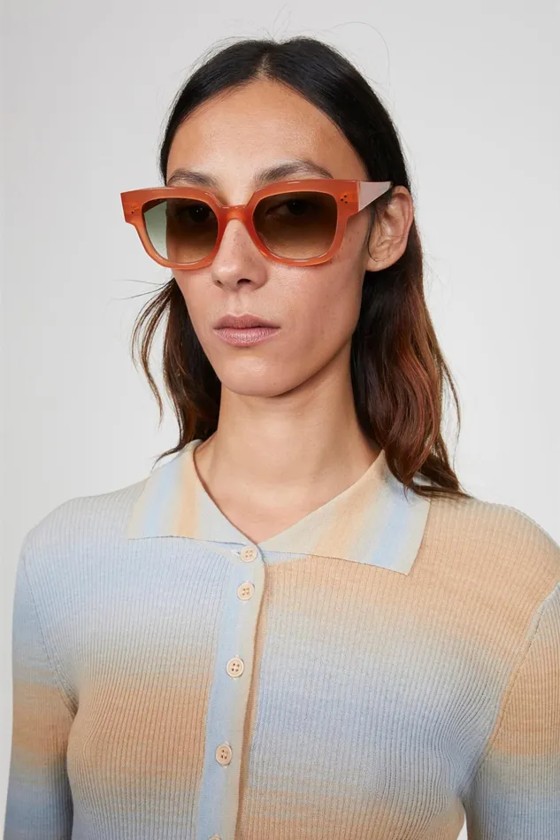 Fr Sunglasses Burnt Orange Women Rodebjer Eyewear