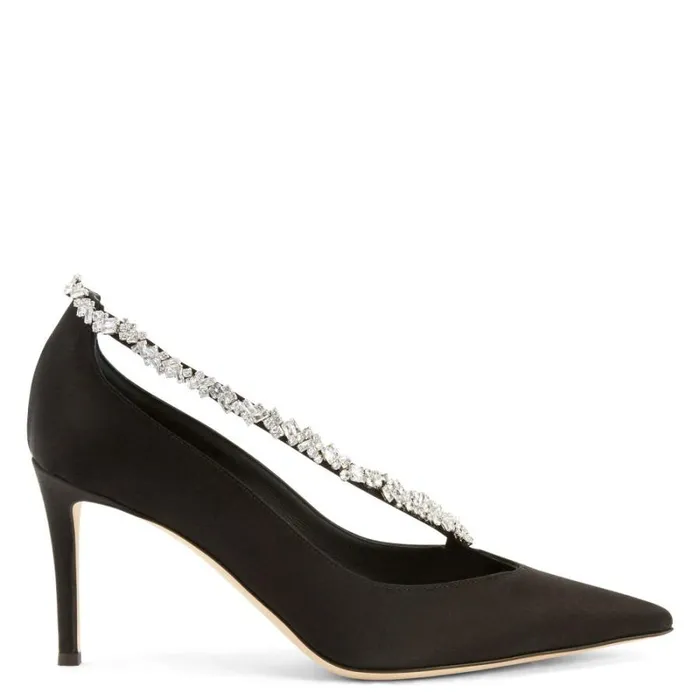 Filipa Crystal Black Women Giuseppe Zanotti Pumps