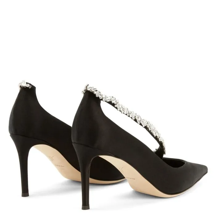 Filipa Crystal Black Women Giuseppe Zanotti Pumps