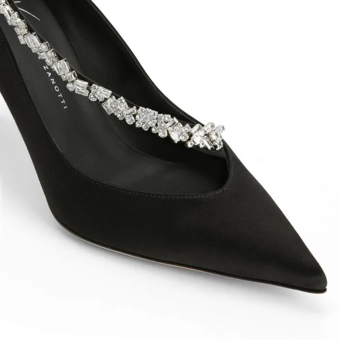 Filipa Crystal Black Women Giuseppe Zanotti Pumps