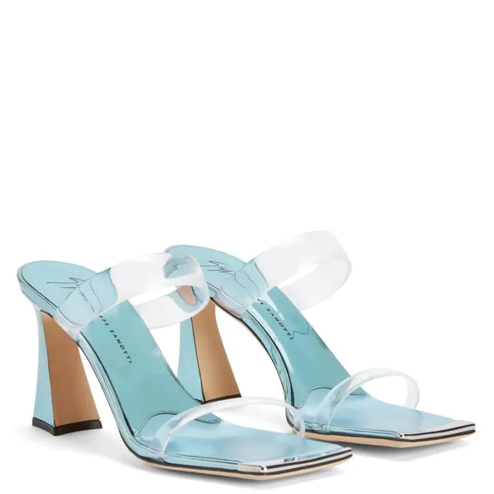 Flaminia Plexi Blue Women Giuseppe Zanotti Sandals