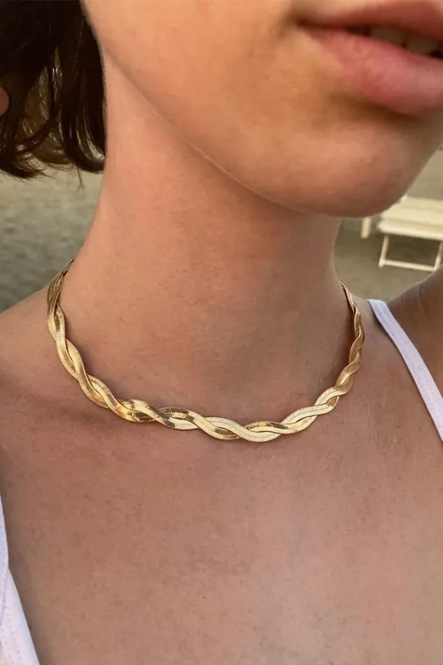 Flat Necklace Women Subdued Accessories