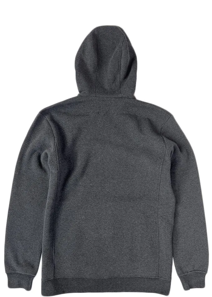 Fleece and Hoodies Men Vissla Onshore Eco Zip Hoodie Black Heather