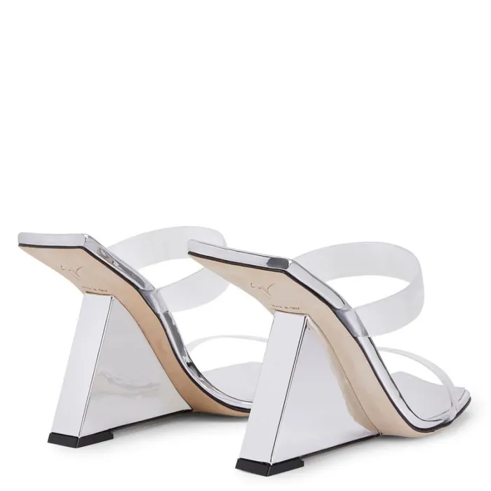 Florance Plexi Silver Women Giuseppe Zanotti Sandals