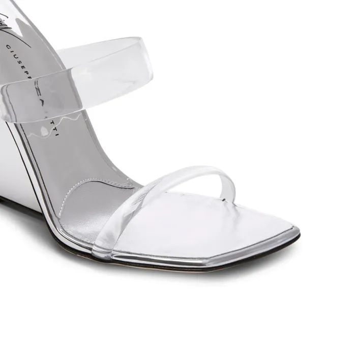 Florance Plexi Silver Women Giuseppe Zanotti Sandals