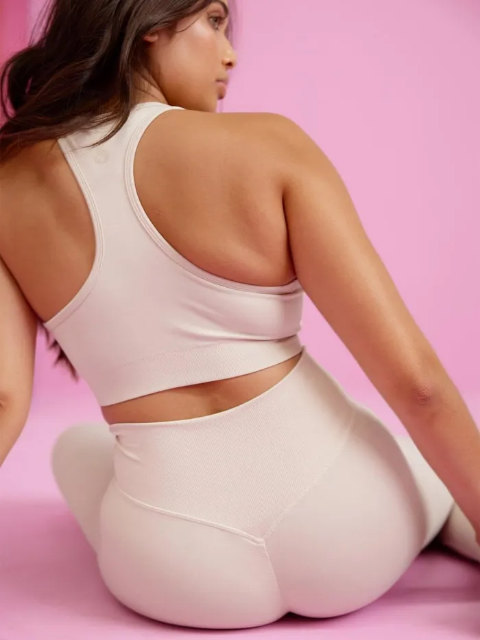 Focus Seamless Sports Bra 8211 Chalk Marl Women Ryderwear Sports Bras