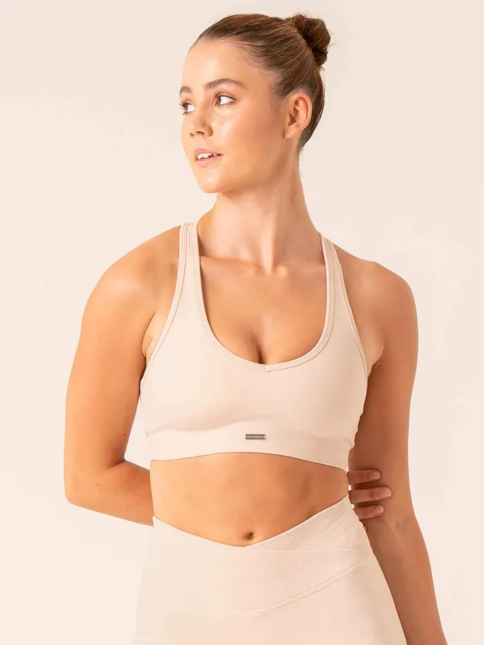 Focus Seamless Sports Bra 8211 Chalk Marl Women Ryderwear Sports Bras