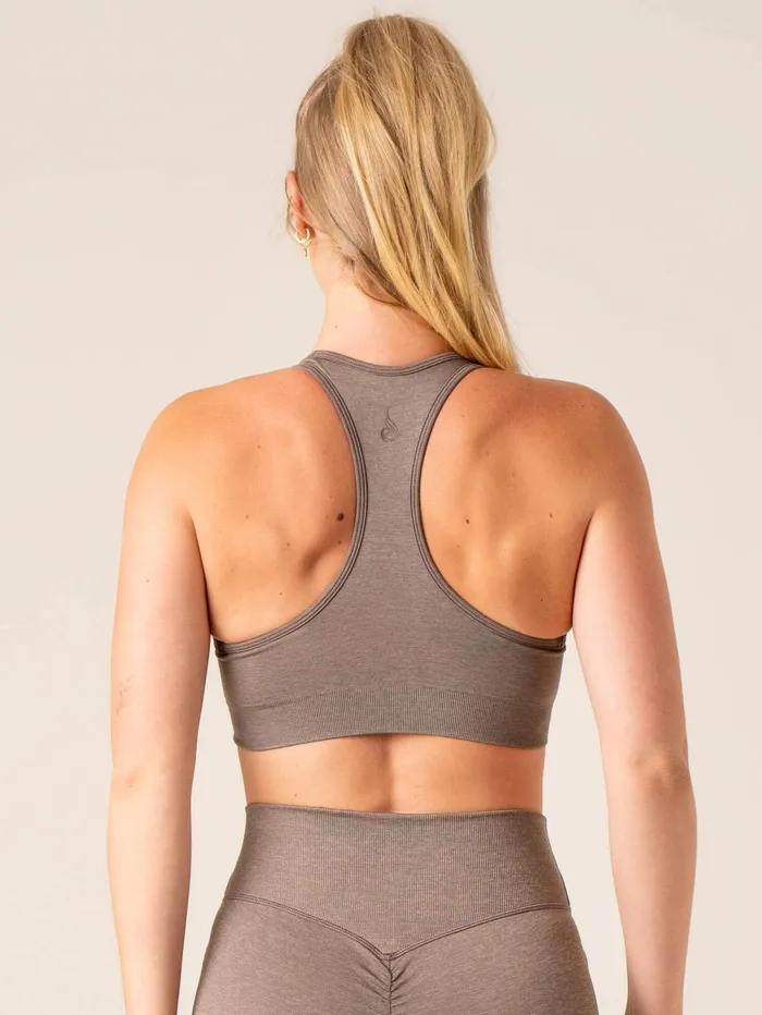 Focus Seamless Sports Bra 8211 Taupe Marl Women Ryderwear Sports Bras