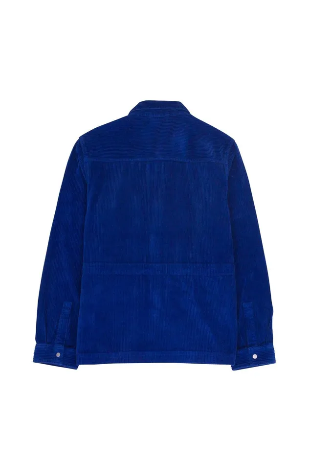 Folk Clothing Assembly Jacket 8211 Bright Blue Heavy Cord Mens Outerwear