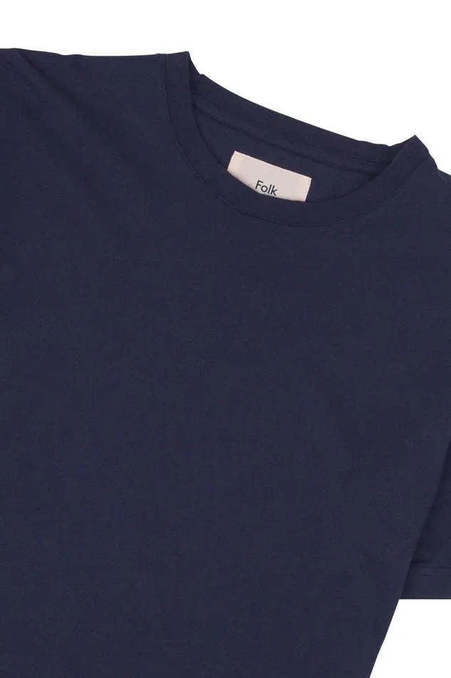 Folk Clothing Assembly TShirt 8211 Navy Mens TShirts