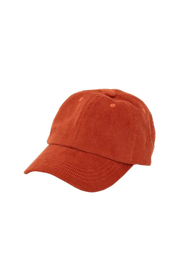 Folk Clothing Corduroy Cap 8211 Burnt Orange Mens Hats Gloves And Scarves