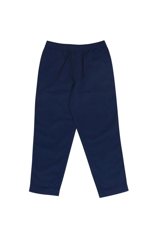 Folk Clothing Drawcord Assembly Pant 8211 Navy Twill Mens Trousers