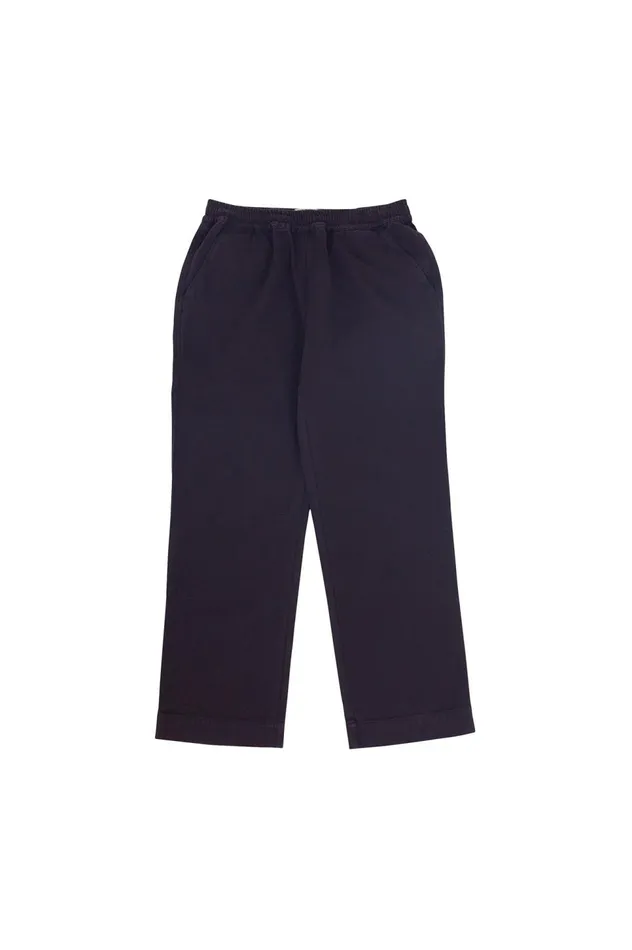 Folk Clothing Drawcord Signal Pant 8211 Soft Black Womens Trousers