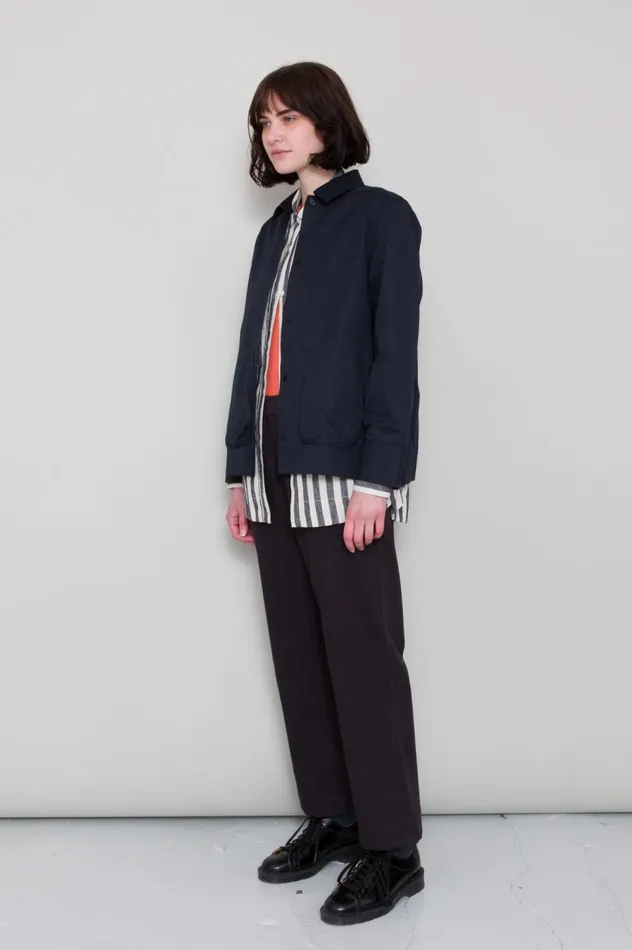 Folk Clothing Drawcord Signal Pant 8211 Soft Black Womens Trousers