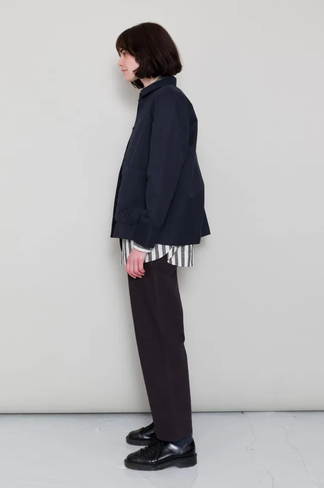 Folk Clothing Drawcord Signal Pant 8211 Soft Black Womens Trousers