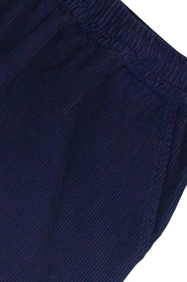 Folk Clothing Drawcord Signal Pant 8211 Soft Navy Cord Womens Trousers
