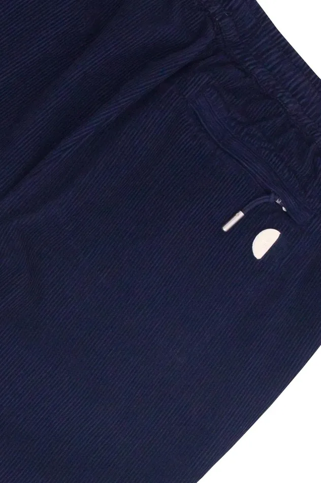 Folk Clothing Drawcord Signal Pant 8211 Soft Navy Cord Womens Trousers