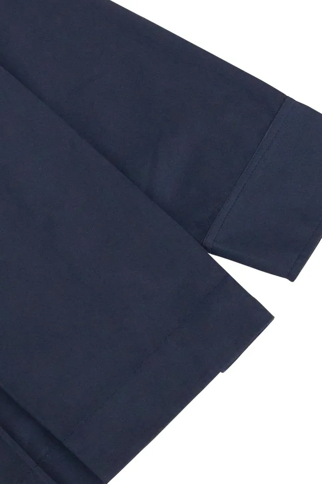 Folk Clothing Pleated Shirt 8211 Dark Navy Womens Shirting