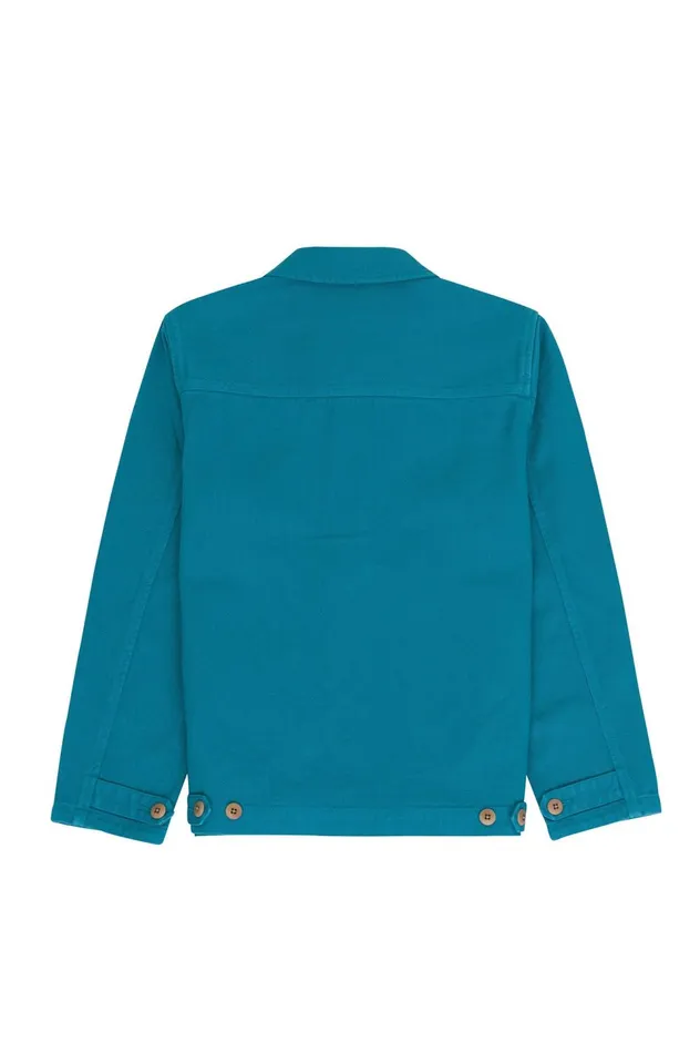Folk Clothing Prism Jacket 8211 Verdigris Twill Womens Outerwear