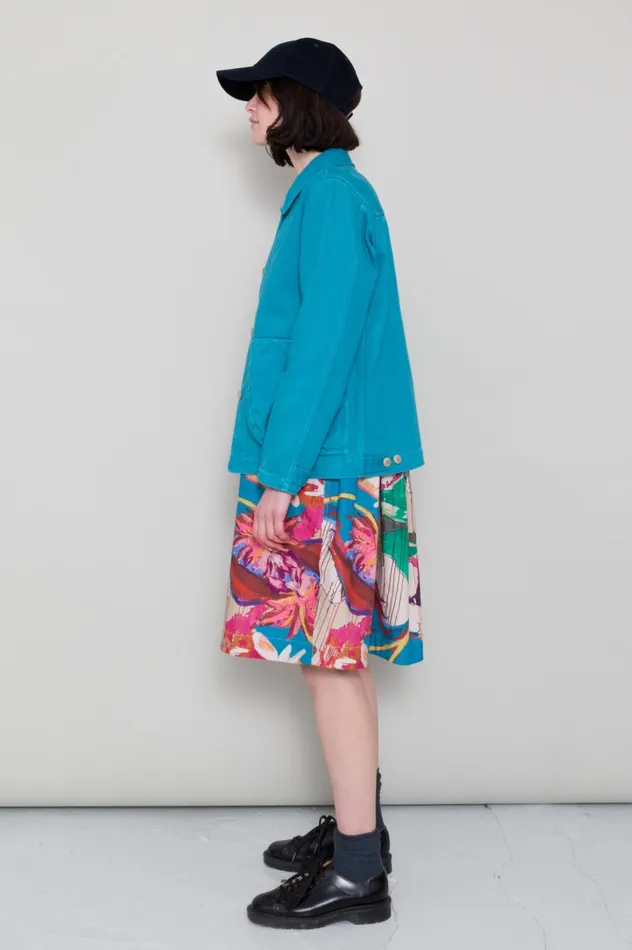 Folk Clothing Prism Jacket 8211 Verdigris Twill Womens Outerwear