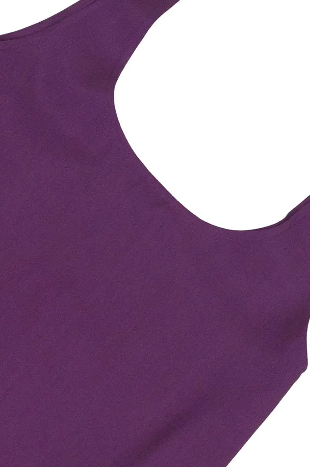 Folk Clothing Scoop Back Vest 8211 Wine Womens TShirts and Vests
