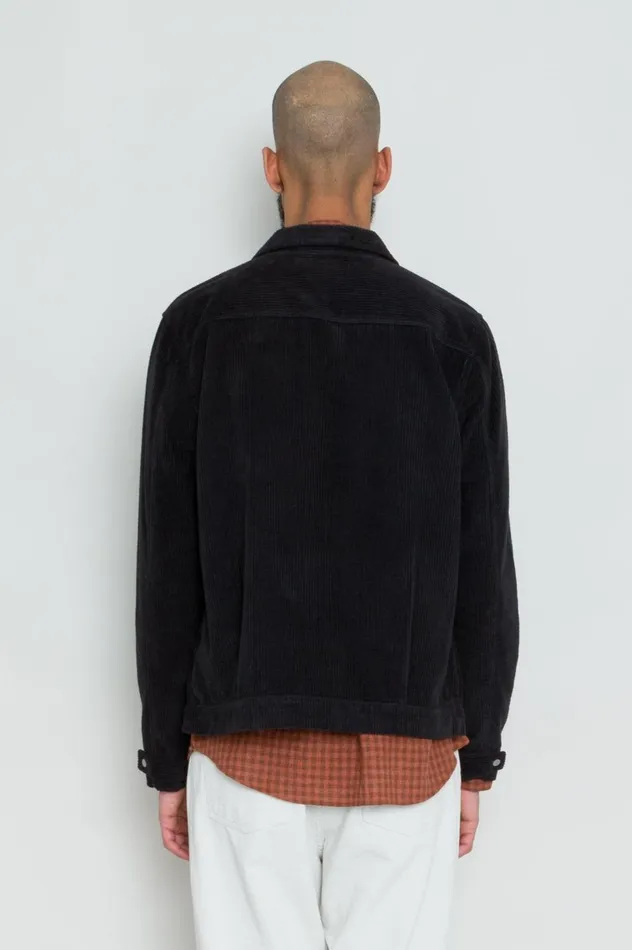 Folk Clothing Signal Blouson 8211 Soft Black Cord Mens Outerwear