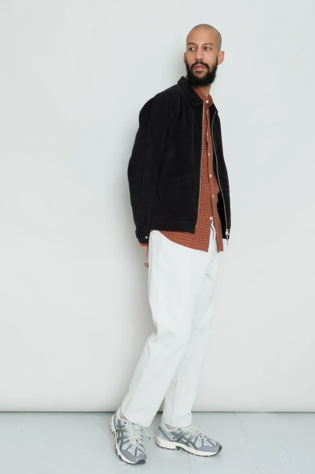 Folk Clothing Signal Blouson 8211 Soft Black Cord Mens Outerwear