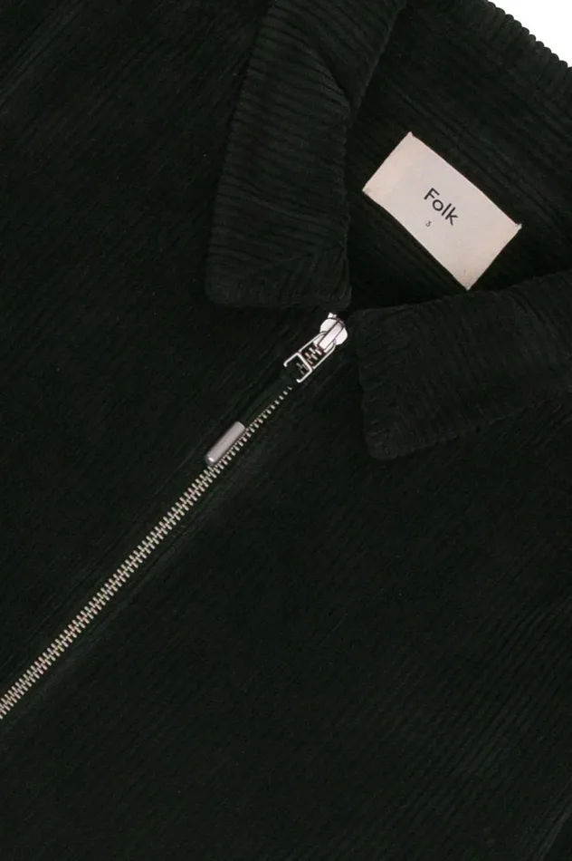 Folk Clothing Signal Blouson 8211 Soft Black Cord Mens Outerwear