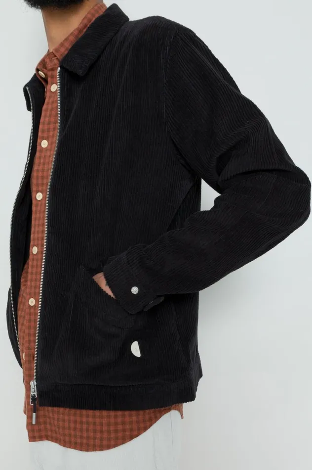 Folk Clothing Signal Blouson 8211 Soft Black Cord Mens Outerwear